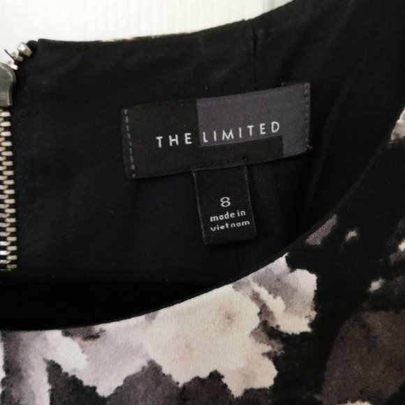 The Limited Size 8 Black Floral Dress - Picture 3 of 4